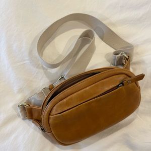 Andar Indie Camel Tan Fanny Pack/crossbody